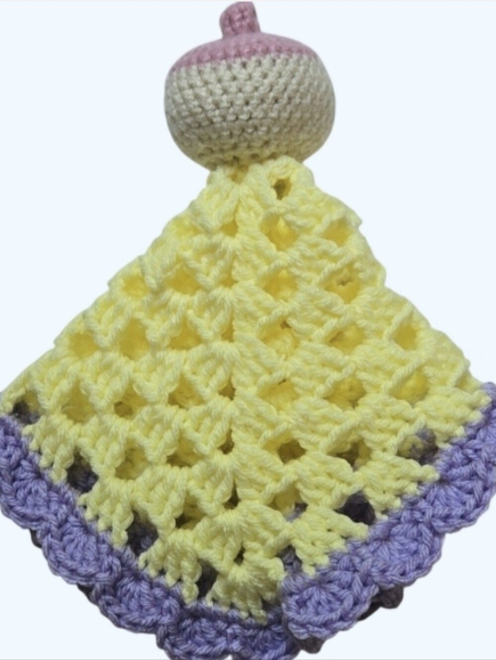 Nursing Boob Baby Lovey Security Handmade  Blanket Toy-OS